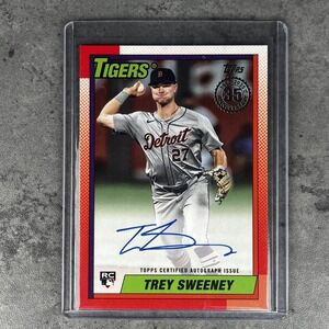 2025 Topps Series 2 - 1990 Topps Baseball Autographs Trey Sweeney #90B2-TSW (AU,